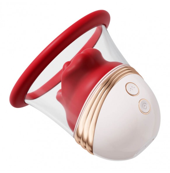 MizzZee - MouthLure Licking Vibrating Breast Cup (Chargeable - Red) MizzZee - MouthLure Licking Vibrating Breast Cup (Chargeable - Red)